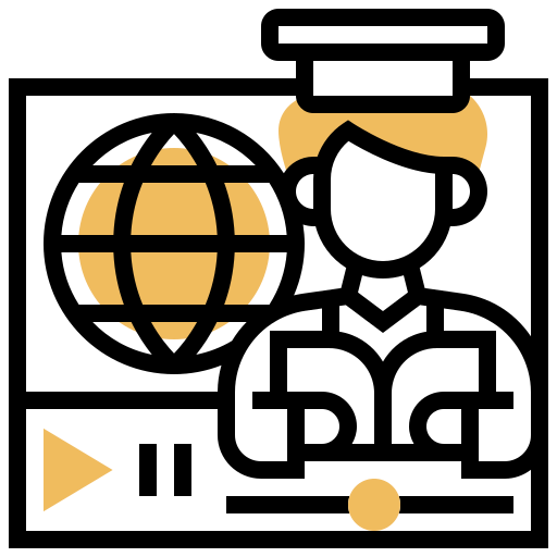 Online learning icon