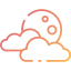 Cloudy night icon 64x64
