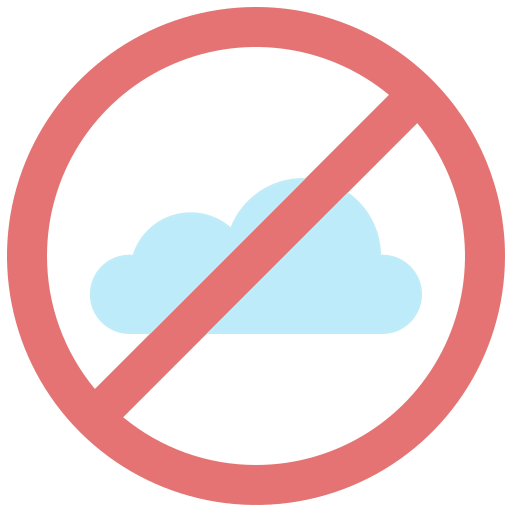 Cloudless icon