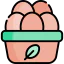 Organic eggs icon 64x64
