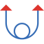 Upward icon 64x64