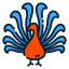 Peacock icon 64x64