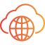 Cloud computing icon 64x64