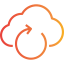 Cloud computing icon 64x64