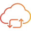 Cloud computing icon 64x64