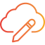 Cloud computing icon 64x64