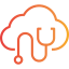 Cloud computing icon 64x64