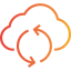 Cloud computing icon 64x64