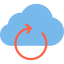 Cloud computing icon 64x64