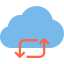 Cloud computing icon 64x64