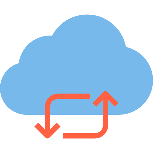 Cloud computing icon