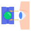 Eye scanner biểu tượng 64x64