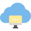 Cloud computing icon 64x64