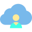 Cloud computing icon 64x64