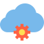 Cloud computing icon 64x64