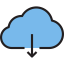 Cloud computing icon 64x64