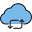 Cloud computing icon 64x64