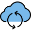 Cloud computing icon 64x64