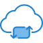 Cloud computing icon 64x64