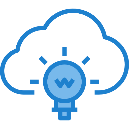 Cloud computing icon
