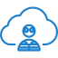 Cloud computing icon 64x64