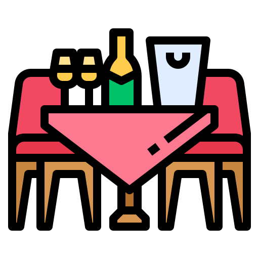 Dinner table icon
