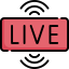 Live streaming Ikona 64x64