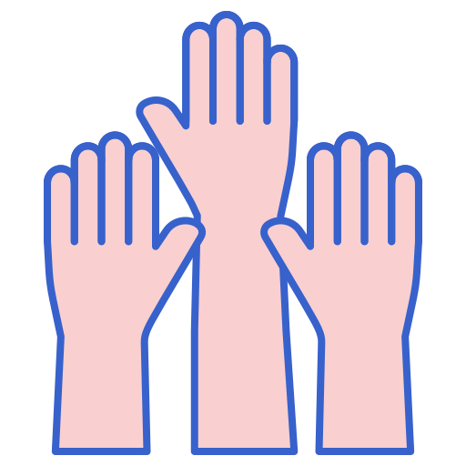 Hands up icon