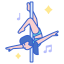 Pole dance Symbol 64x64
