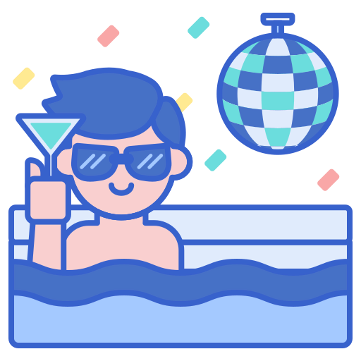 Pool party icon