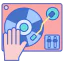 Disc jockey Symbol 64x64