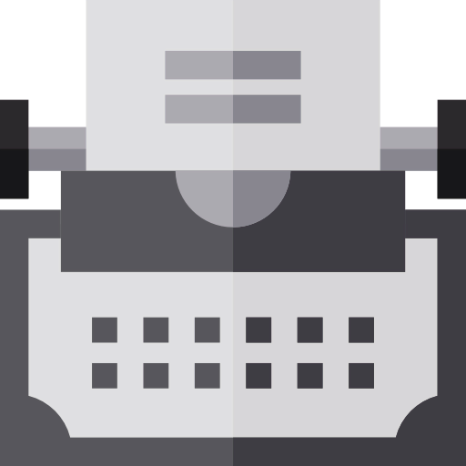 Typewriter icon