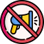 No yelling icon 64x64