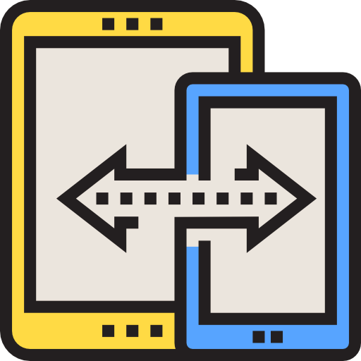Data transfer icône