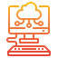 Cloud computing icon 64x64