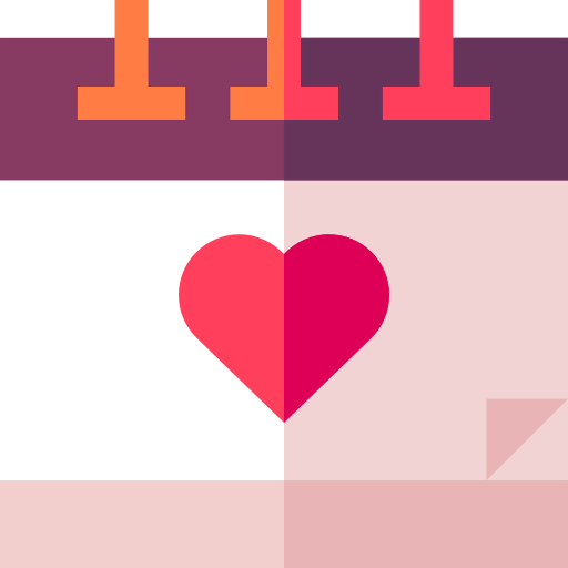 Romantic date icon