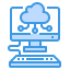 Cloud computing ícone 64x64