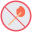 No fire allowed Ikona 64x64
