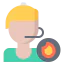 Call center agent icon 64x64