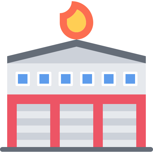 Fire station icon