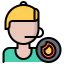Call center agent icon 64x64