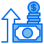 Money growth icon 64x64