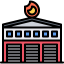 Fire station icon 64x64