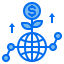 Money growth icon 64x64
