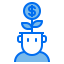 Money growth icon 64x64