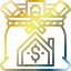Money bag icon 64x64