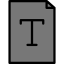 Text icon 64x64