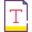Text icon 64x64