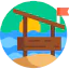 Lifeguard tower icon 64x64