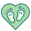 Footprints ícono 64x64